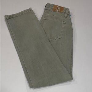 We The Free Slim Straight Jeans in Olive